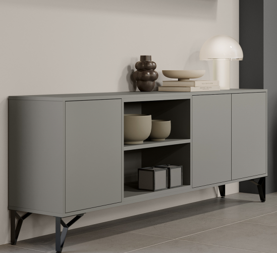 Einlegeboden Sideboard Greige