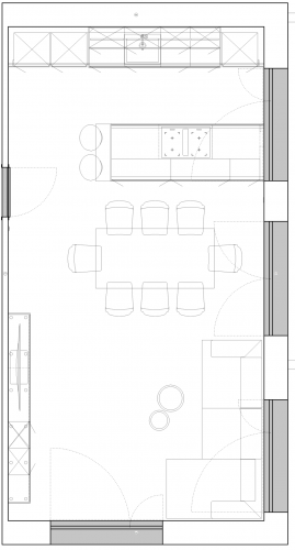 Grundriss Küche